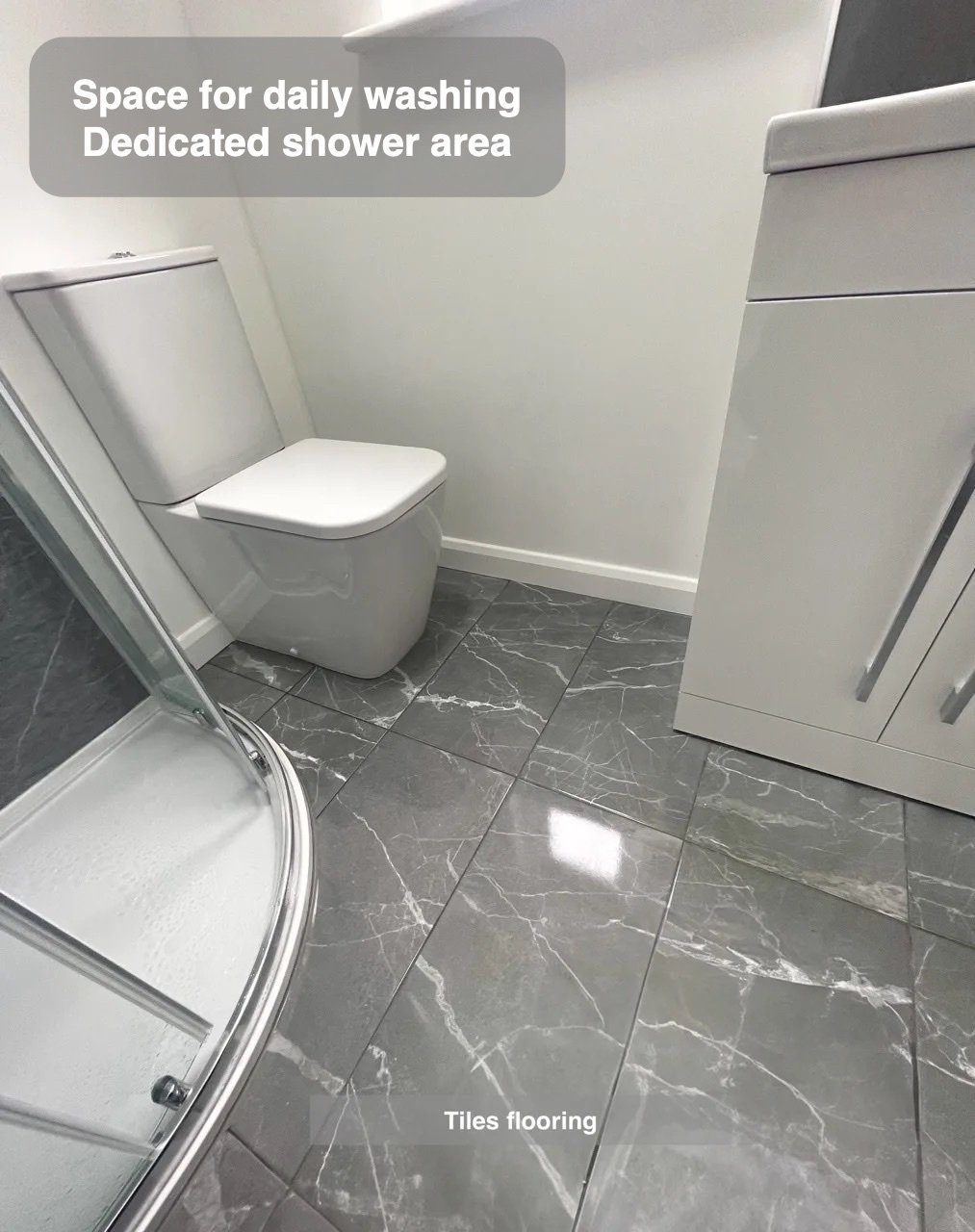 A dedicated place to shower in Balmedie bathroom