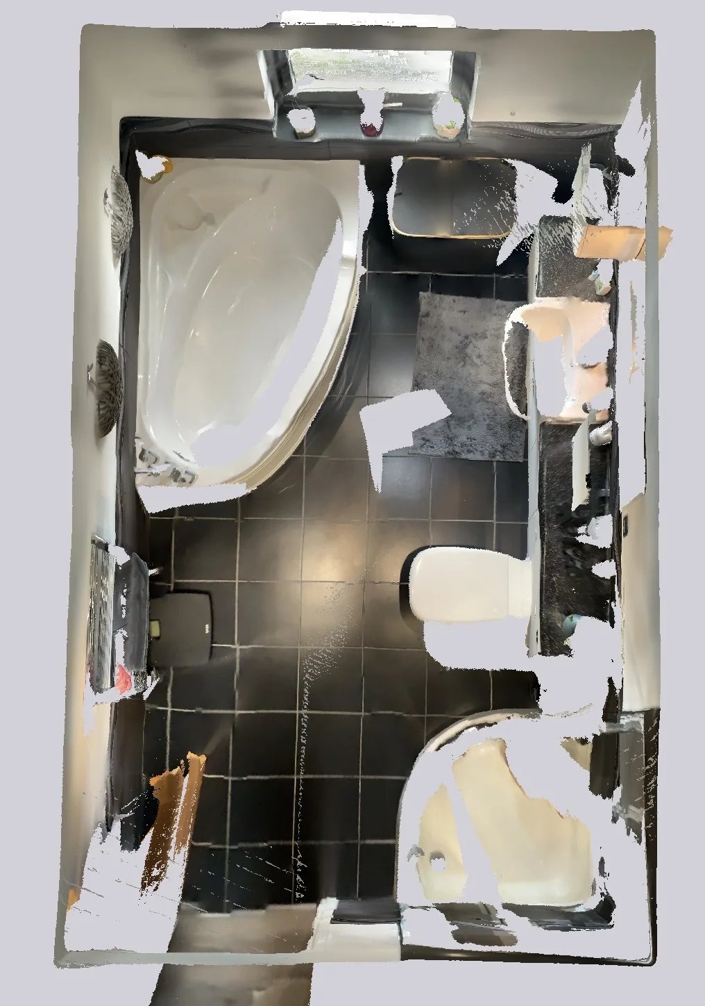 Before — original room scan