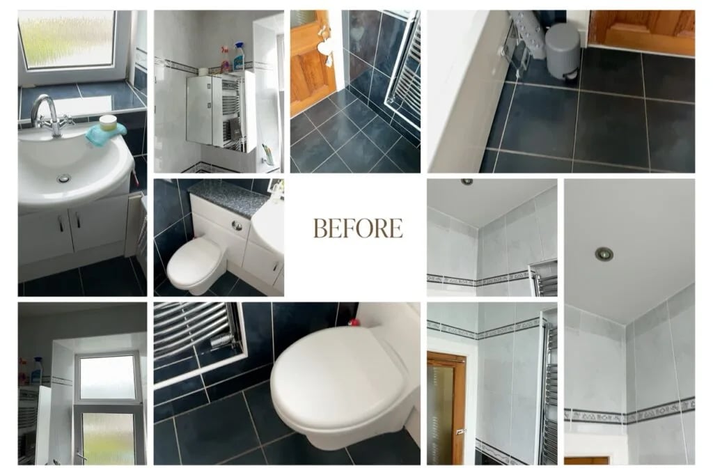 Original room for the Broomhill, Aberdeen bathroom