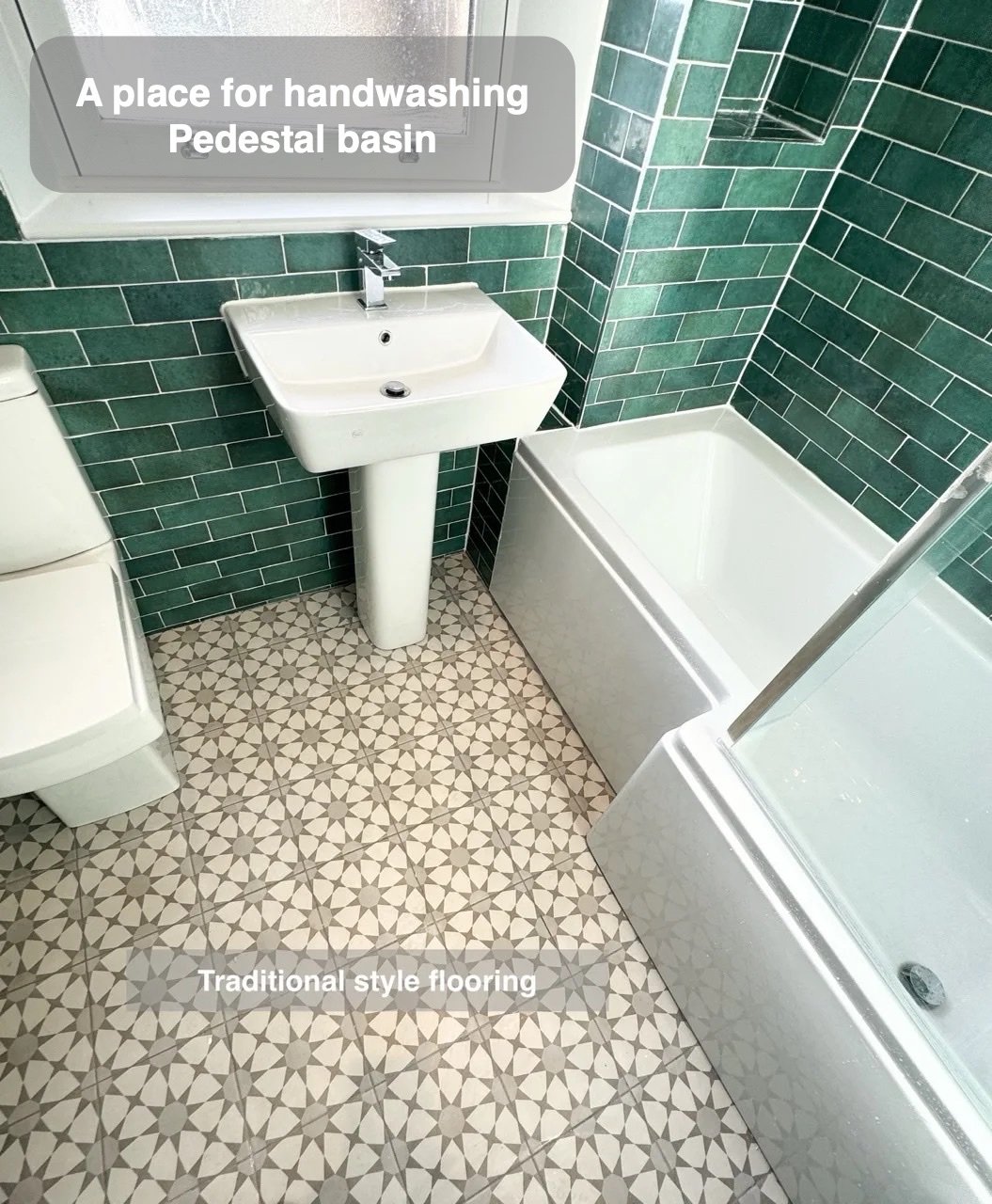 A straightforward basin position in Midstocket, Aberdeen bathroom