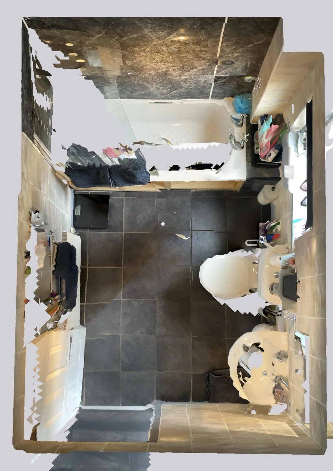 Original room scan — before refurbishment