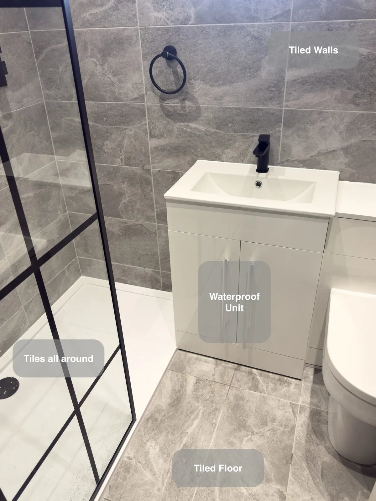 Portlethen, Shower into Walk in Shower