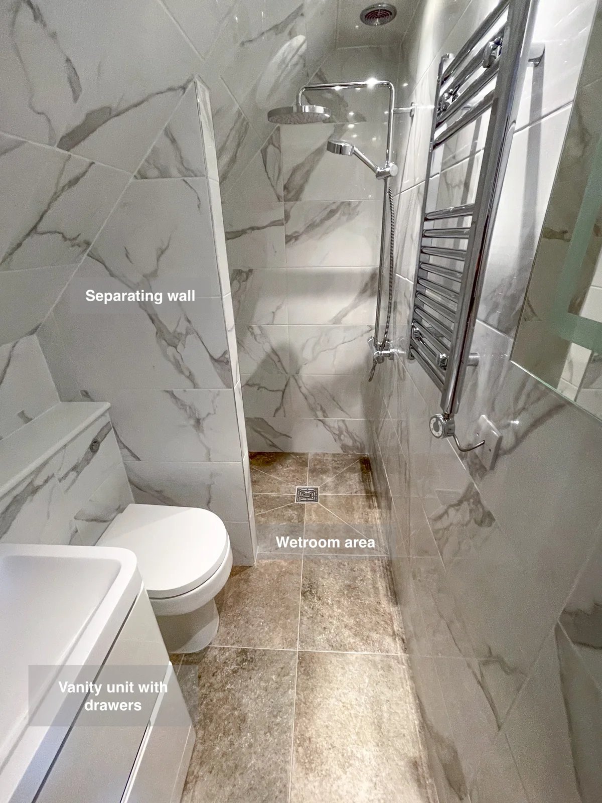 Cupboard into a wetroom, Inverurie