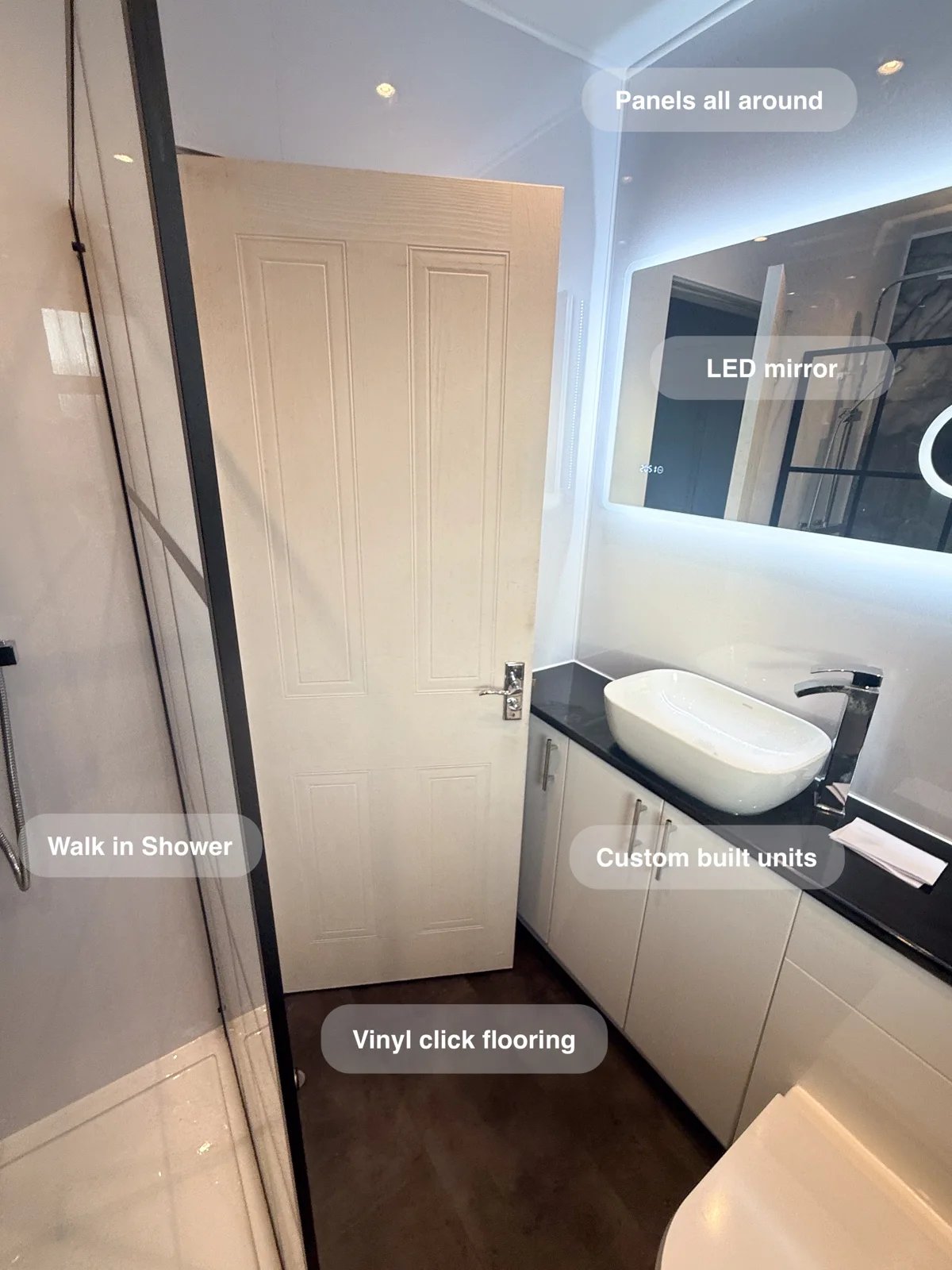 Bathtub into walk in shower, Cove