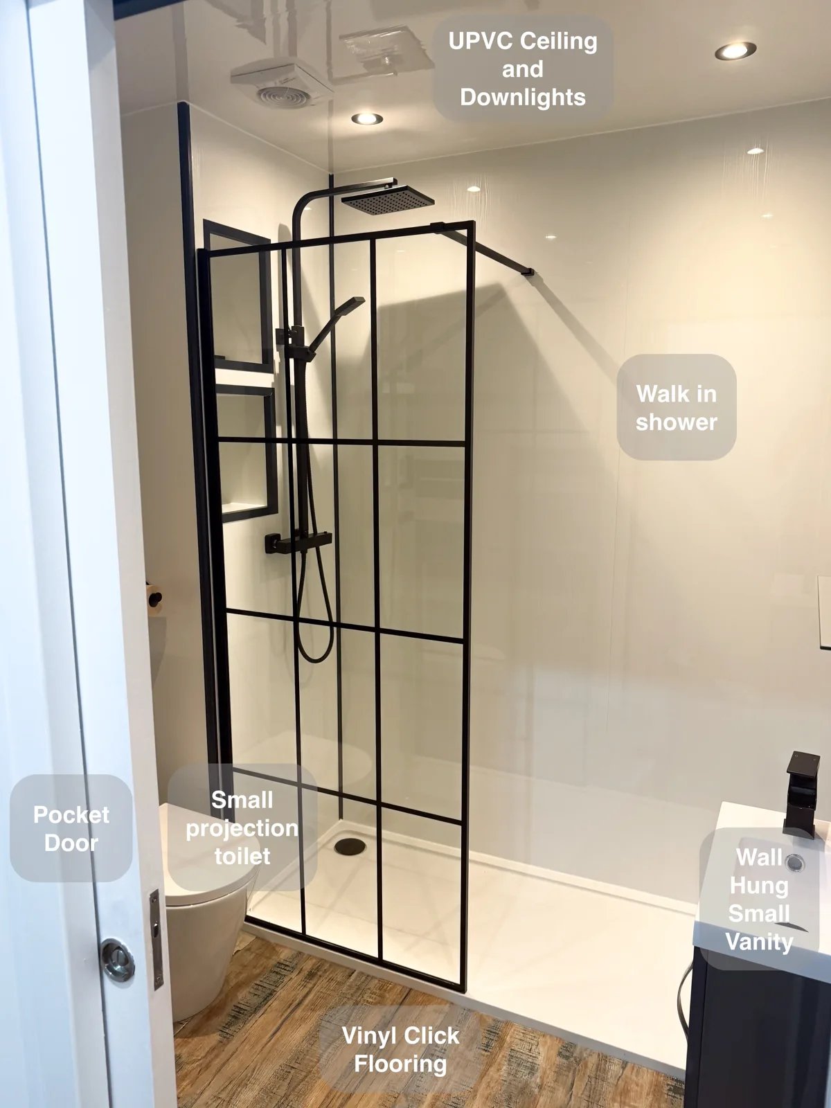 Cloakroom Into Walk in Shower Stonehaven