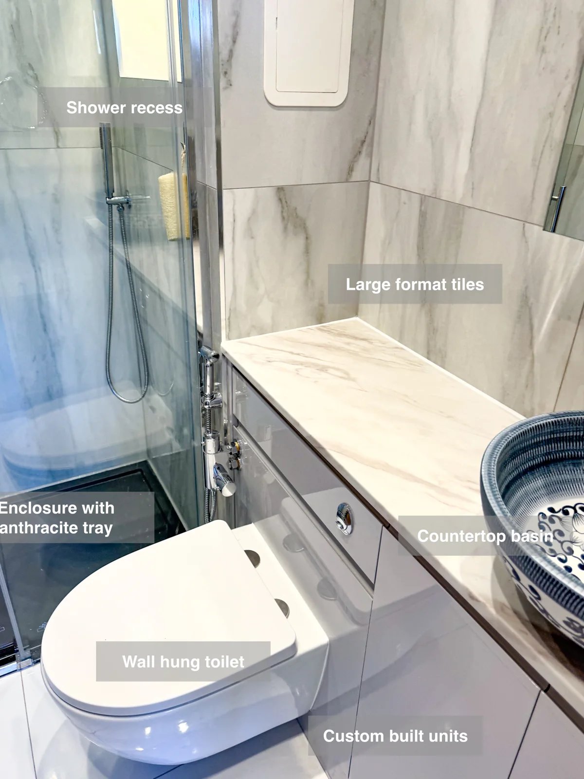 Ensuite refurbishment Hilton, Aberdeen