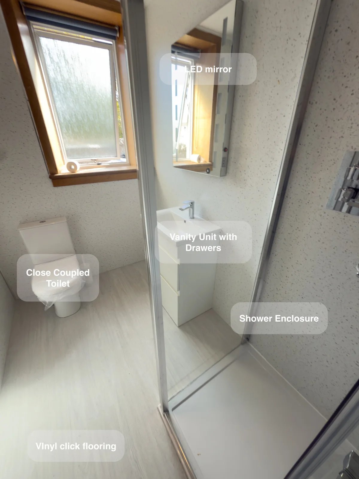 Completed shower room refurbishment in Inverurie