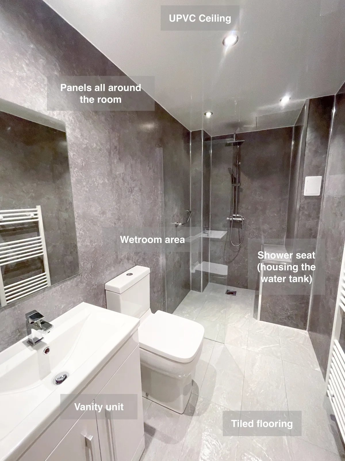 Bathroom into wetroom, Rosemount, Aberdeen