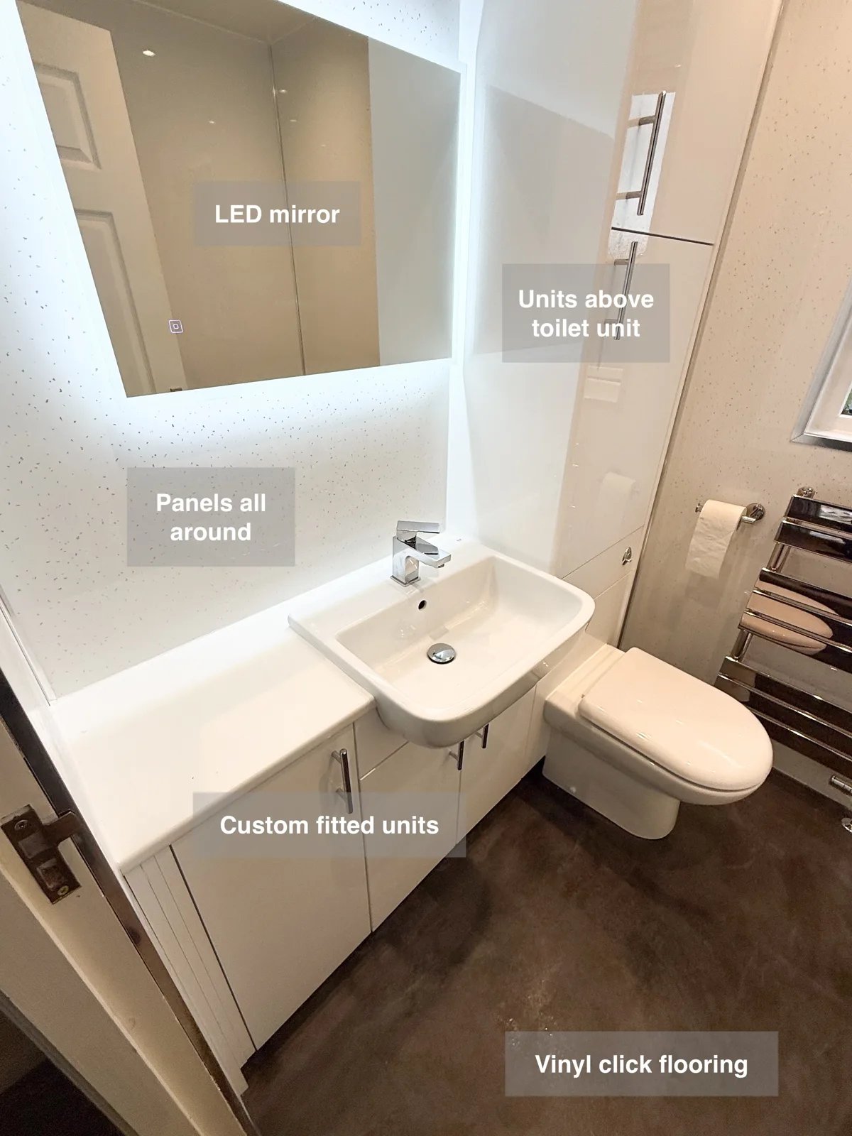 Bathroom into walk in shower Kingswells