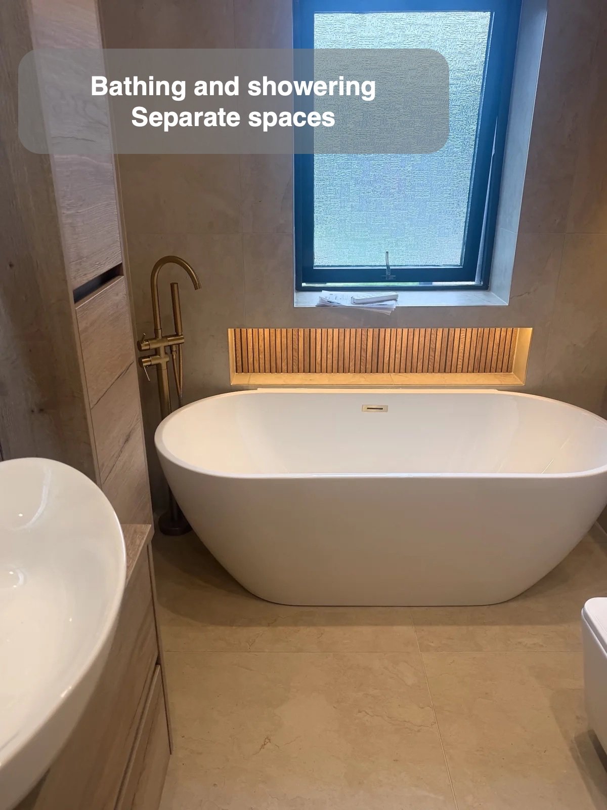 Bathing and showering — Separate spaces
