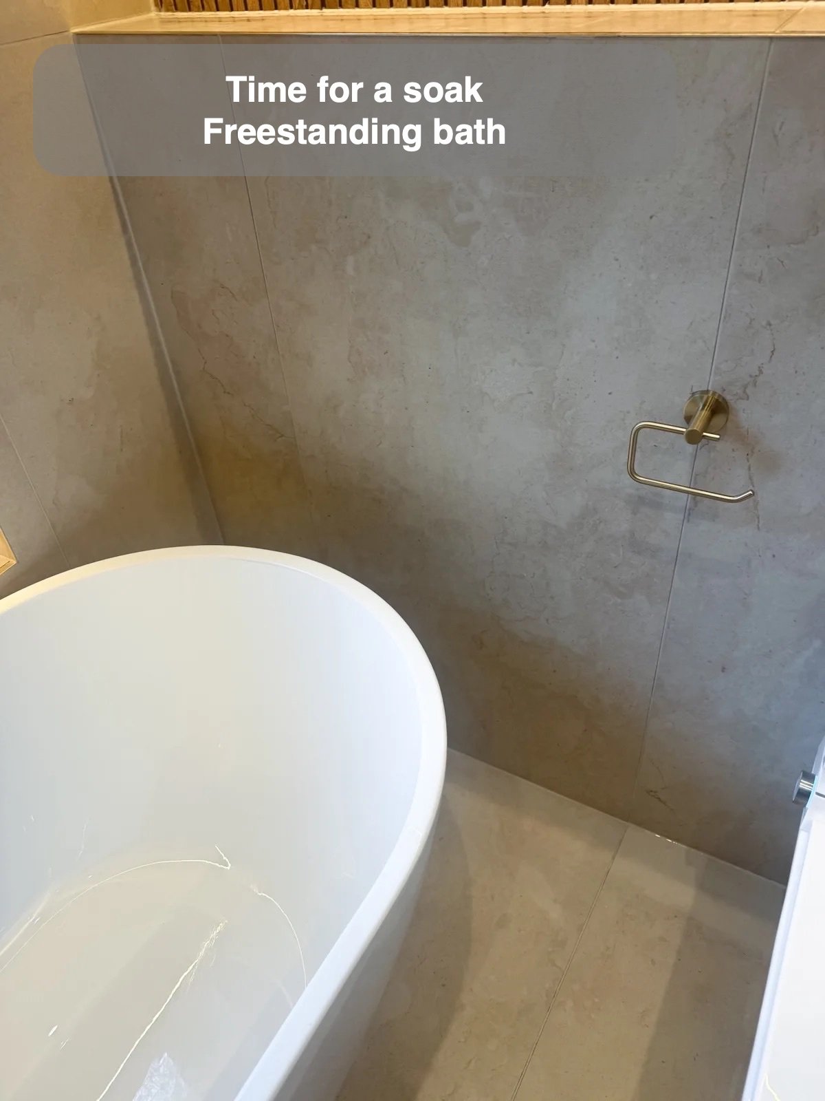 Time for a soak — Freestanding bath