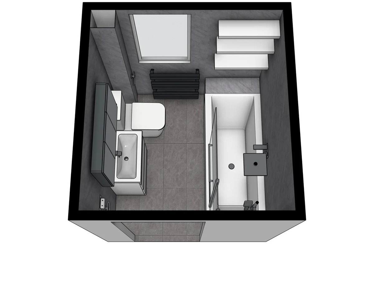 Bathroom design layout