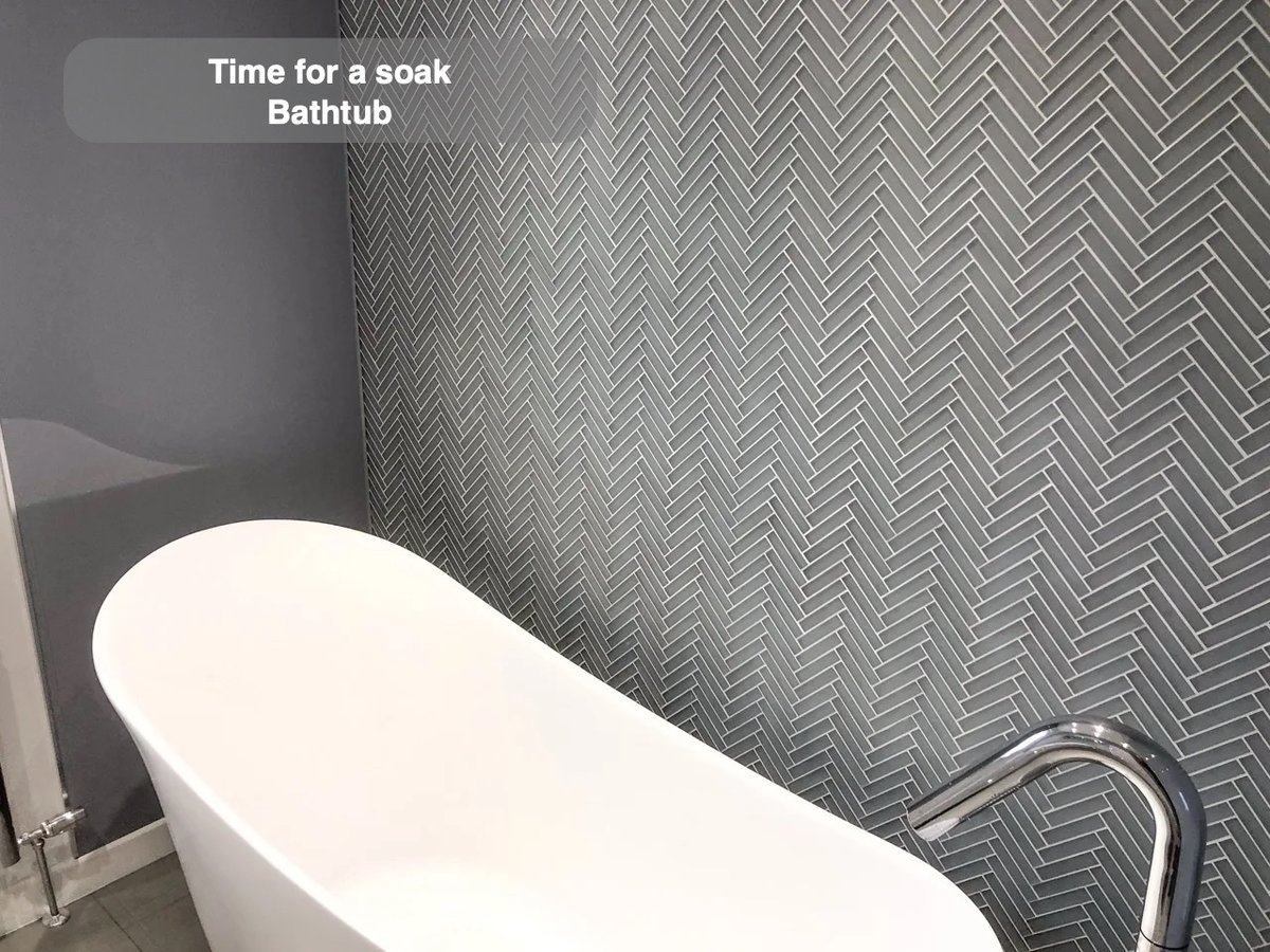 The option of a bath in the completed Westhill bathroom