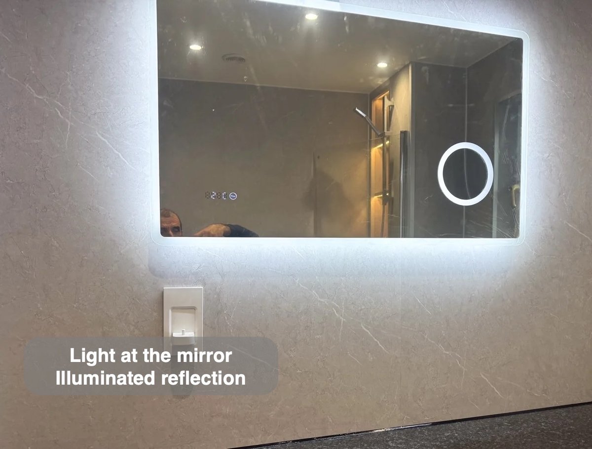 Illuminated reflection