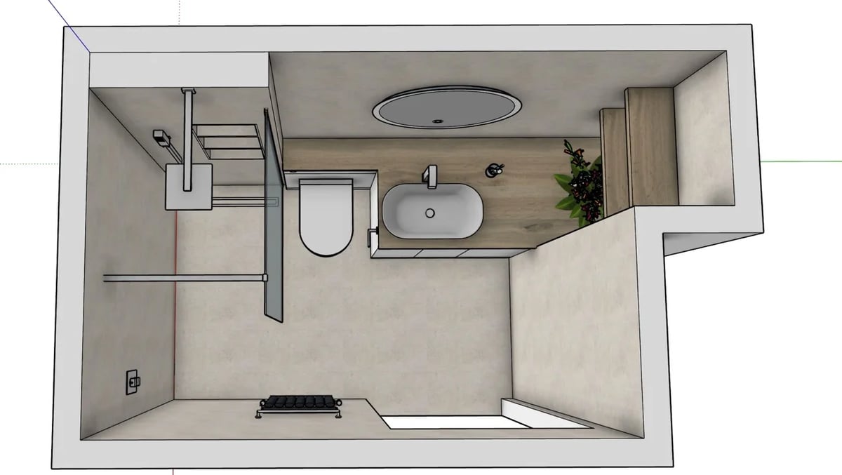 Wetroom design layout