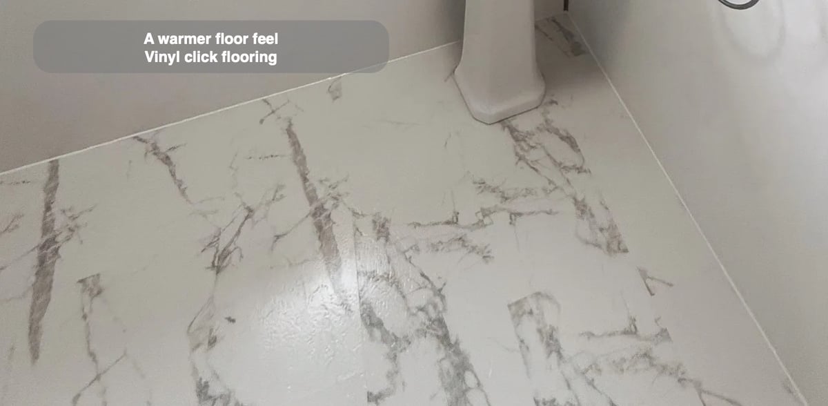 Vinyl click flooring