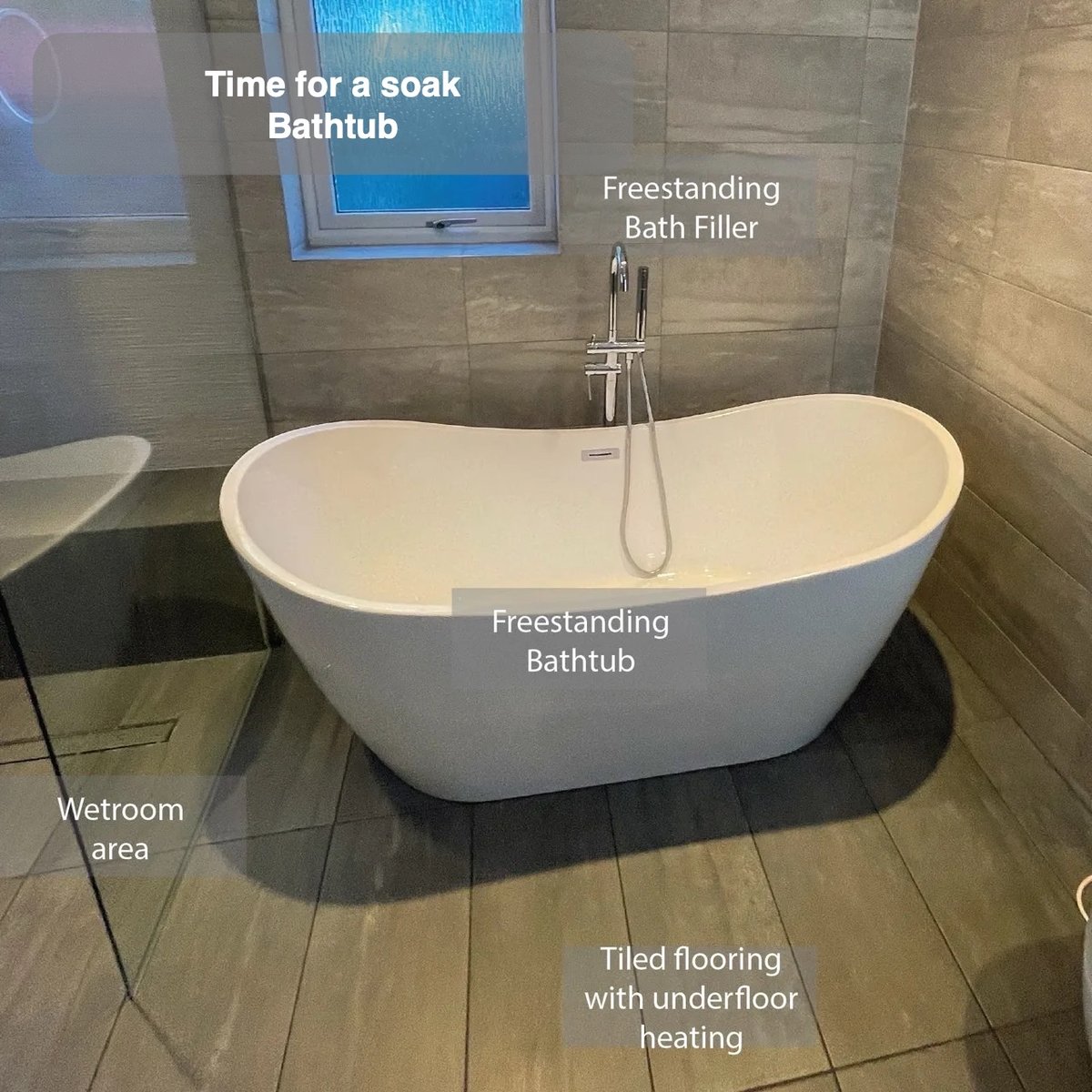 A bath for a slower moment in Portlethen bathroom