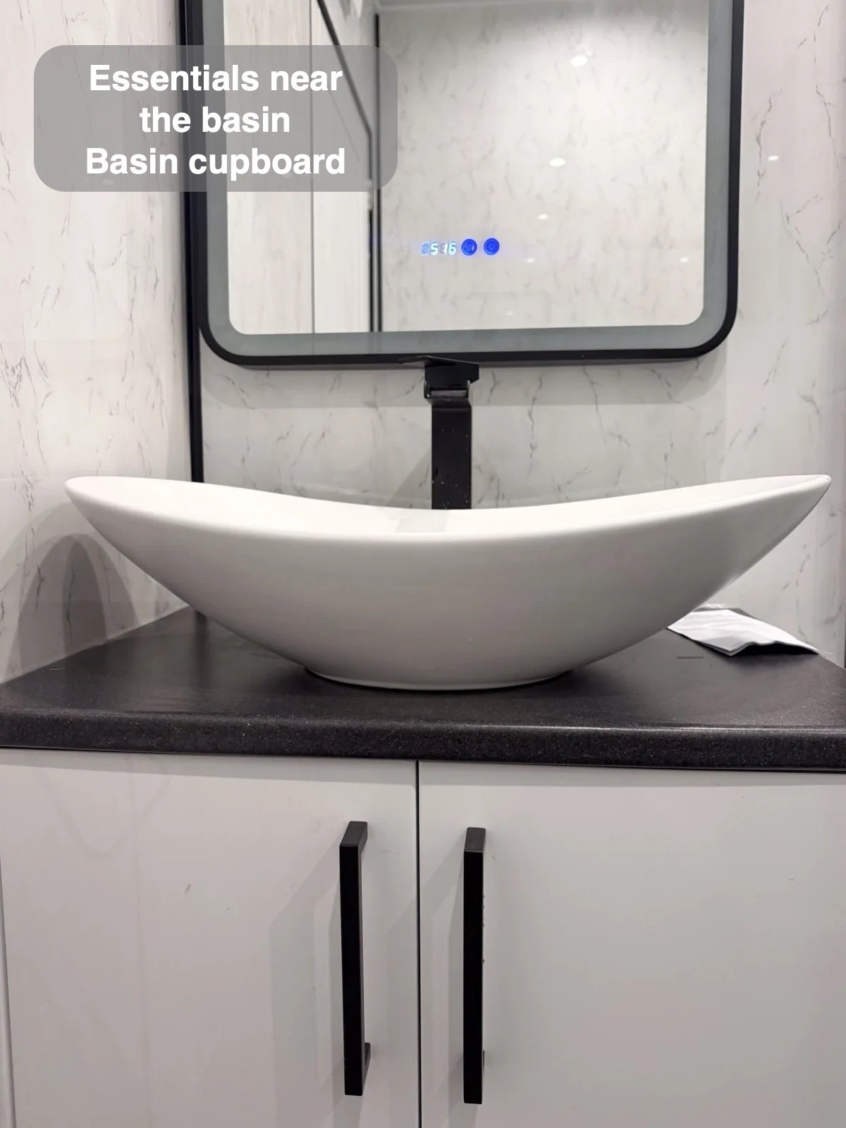 Basin cupboard