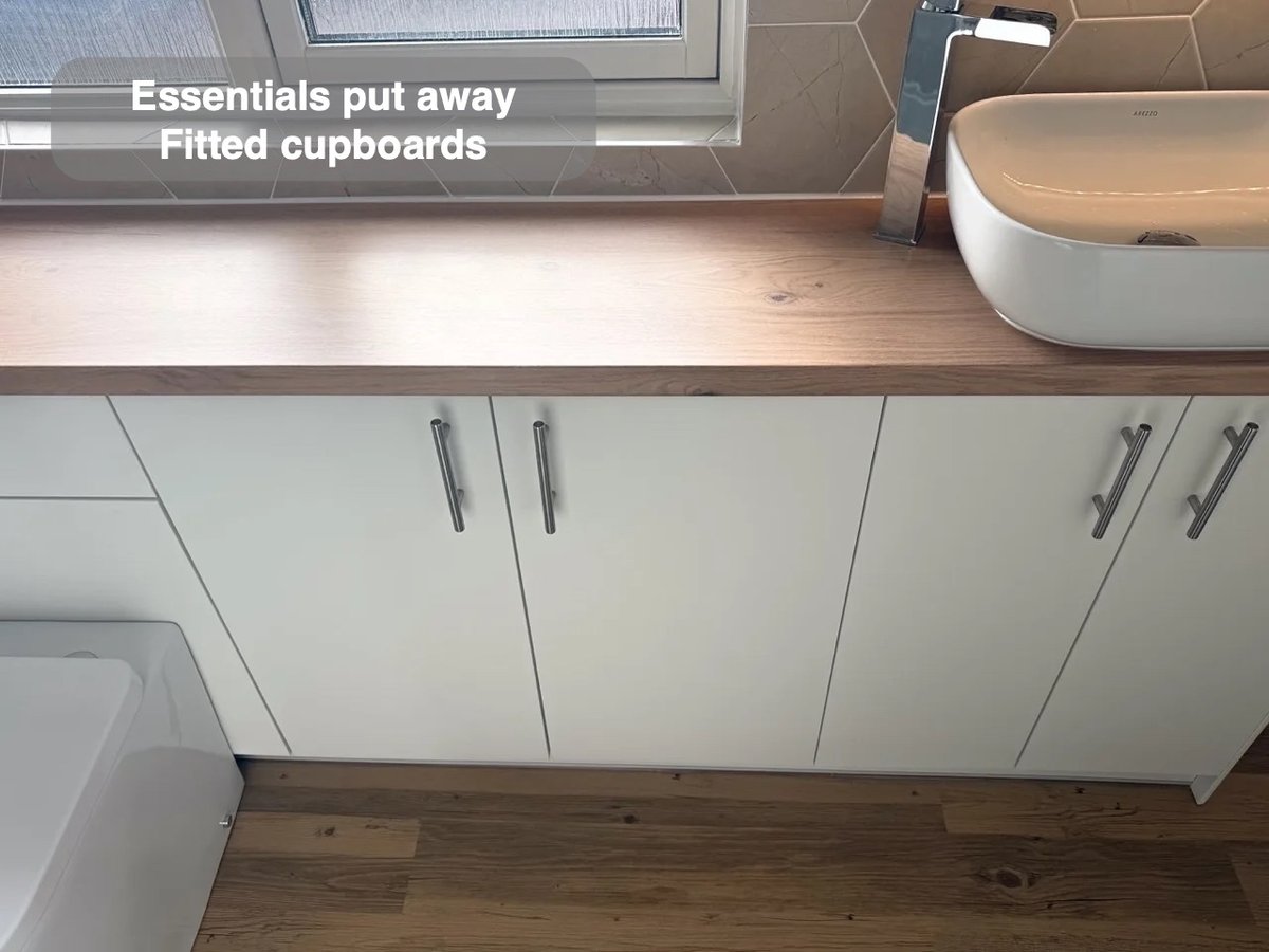 Fitted cupboards
