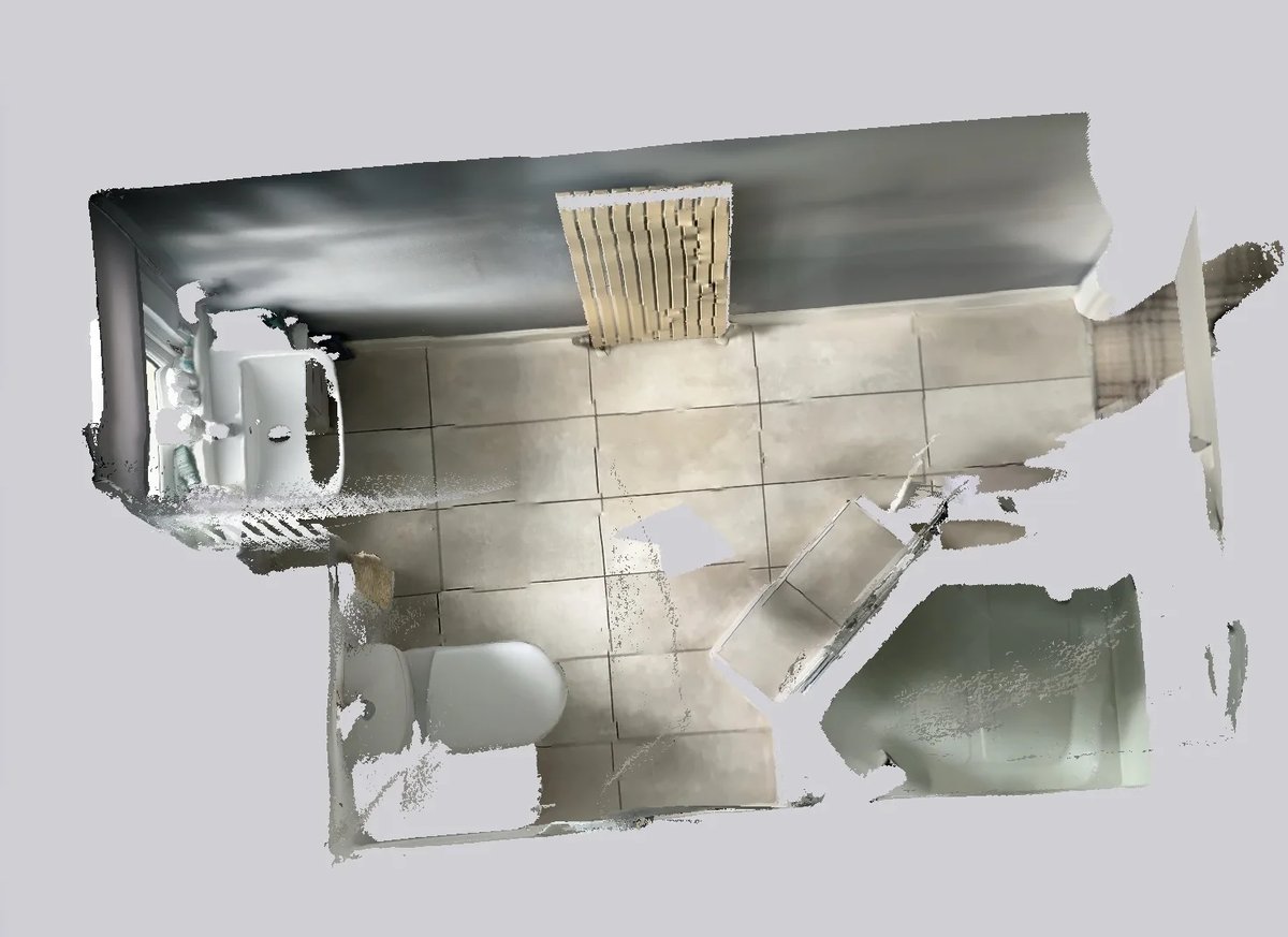 Original room scan — before refurbishment