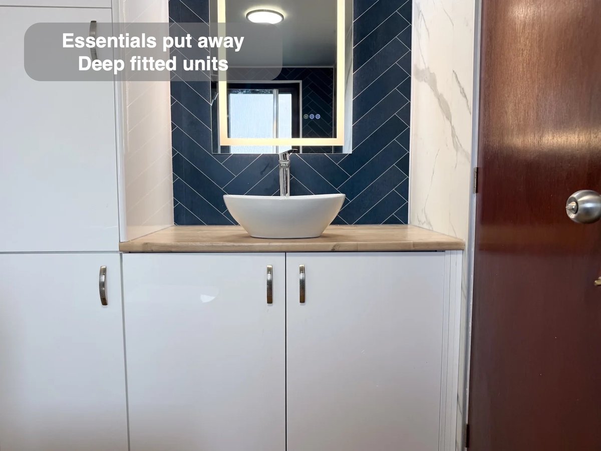 Deep fitted units
