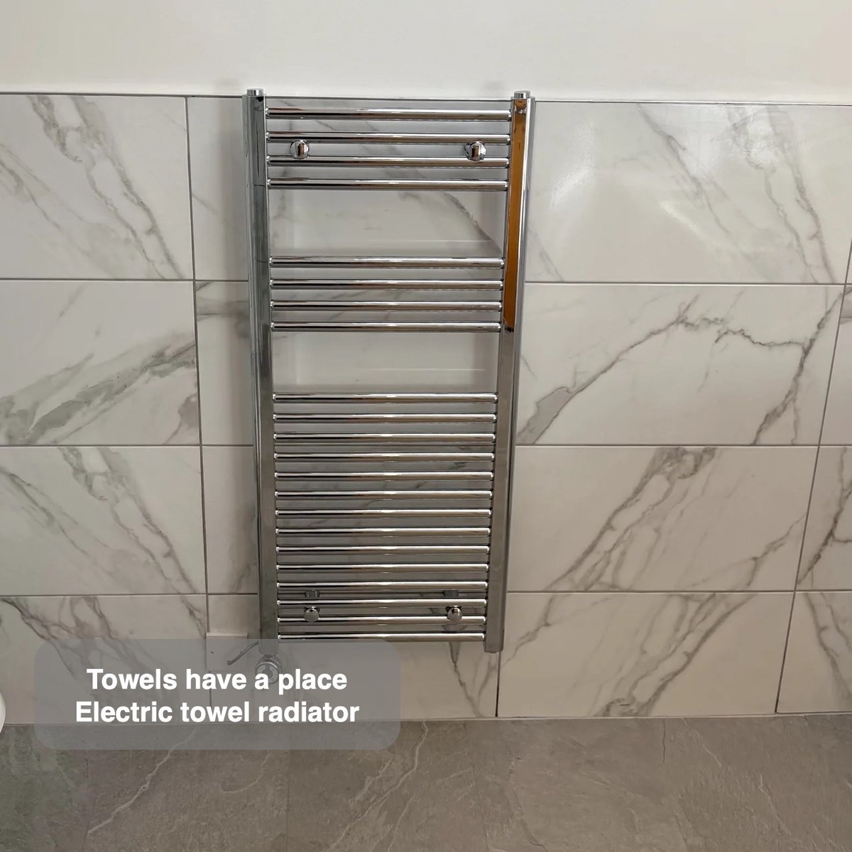Electric towel radiator