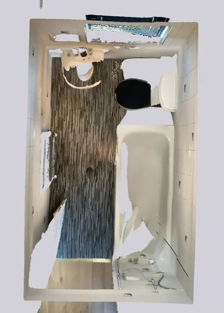 Original room for the Aberdeen bathroom