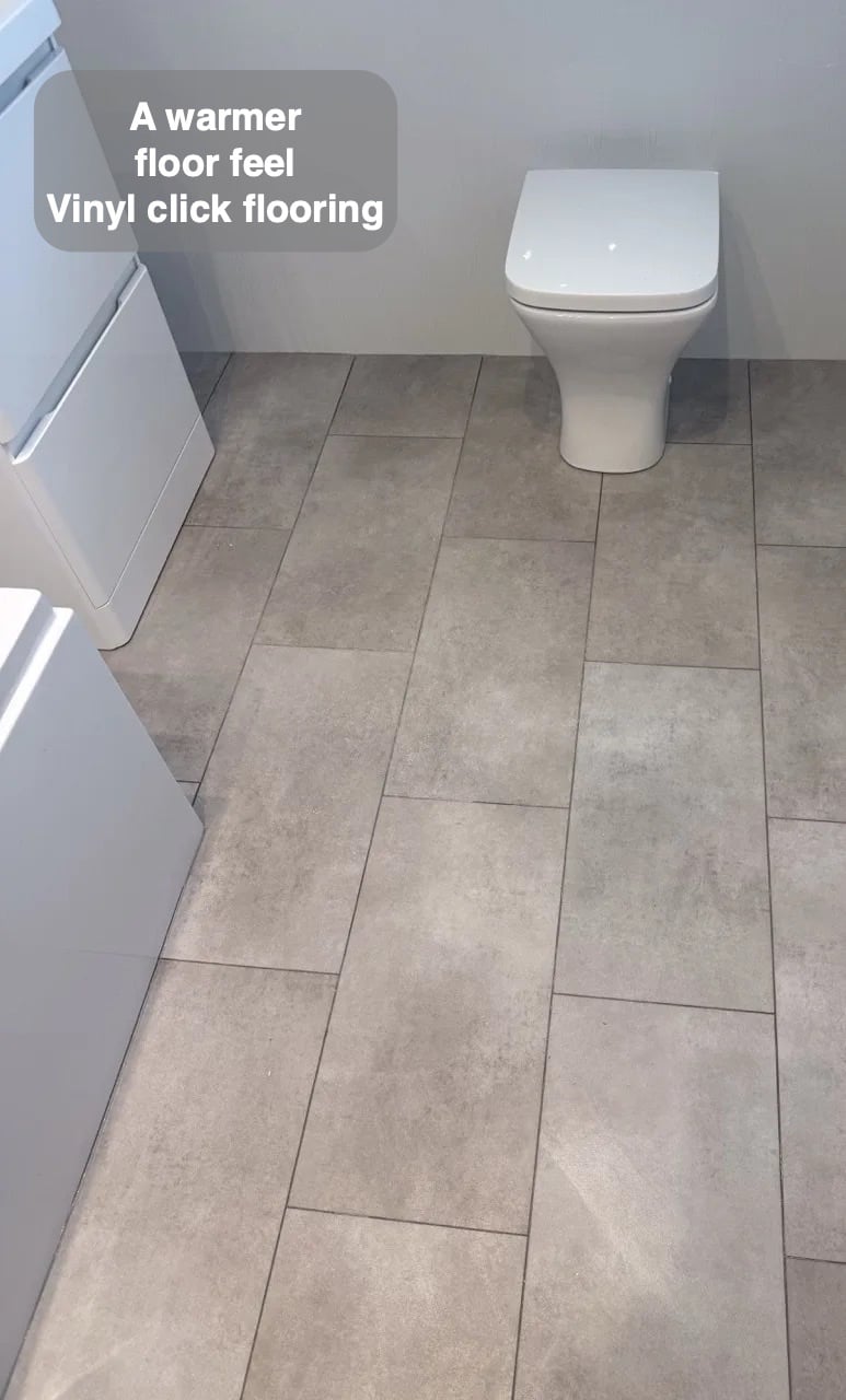 Vinyl click flooring