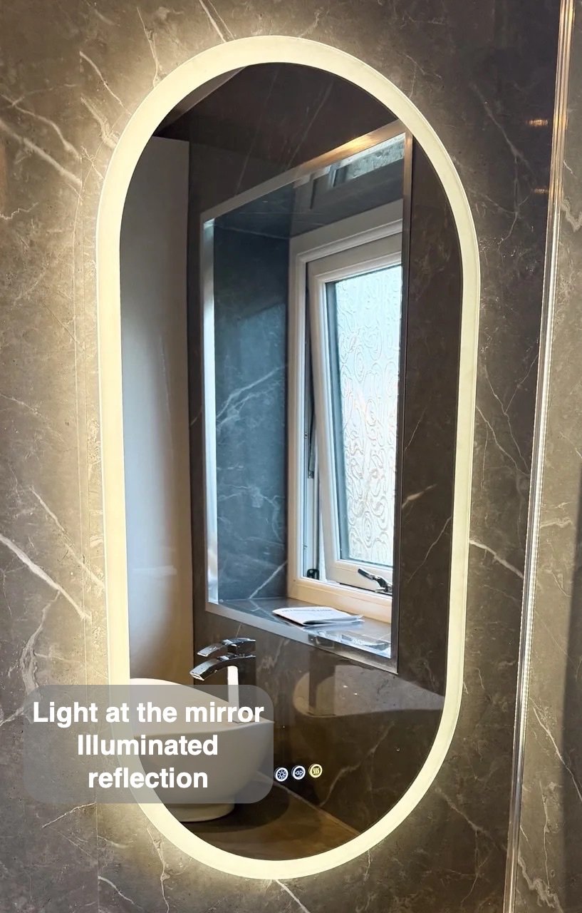 Illuminated reflection
