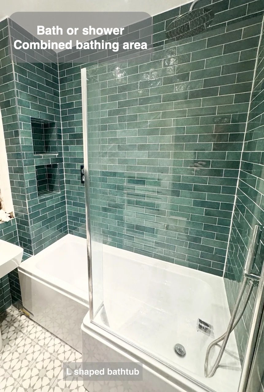 Bath or shower to suit the day in Midstocket, Aberdeen bathroom