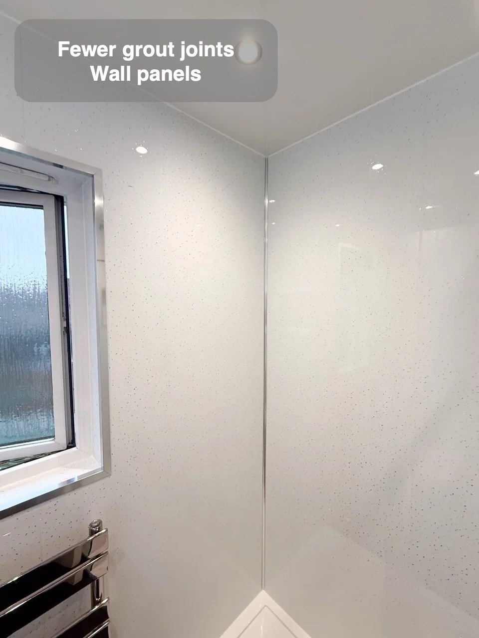 Broad surfaces for ordinary care in Kingswells bathroom
