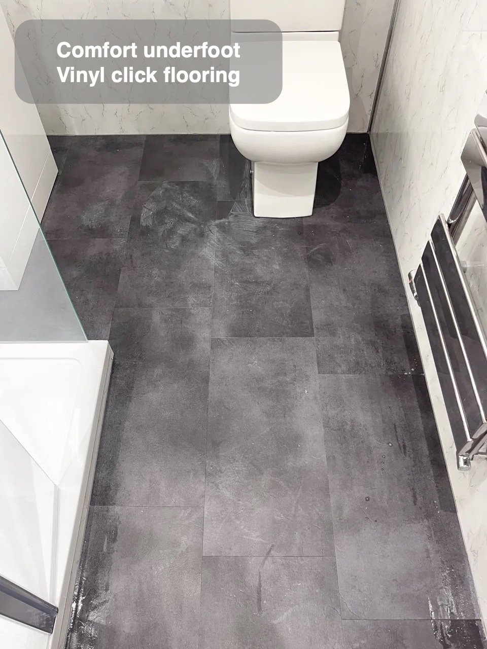 Comfort under bare feet in Aberdeen bathroom