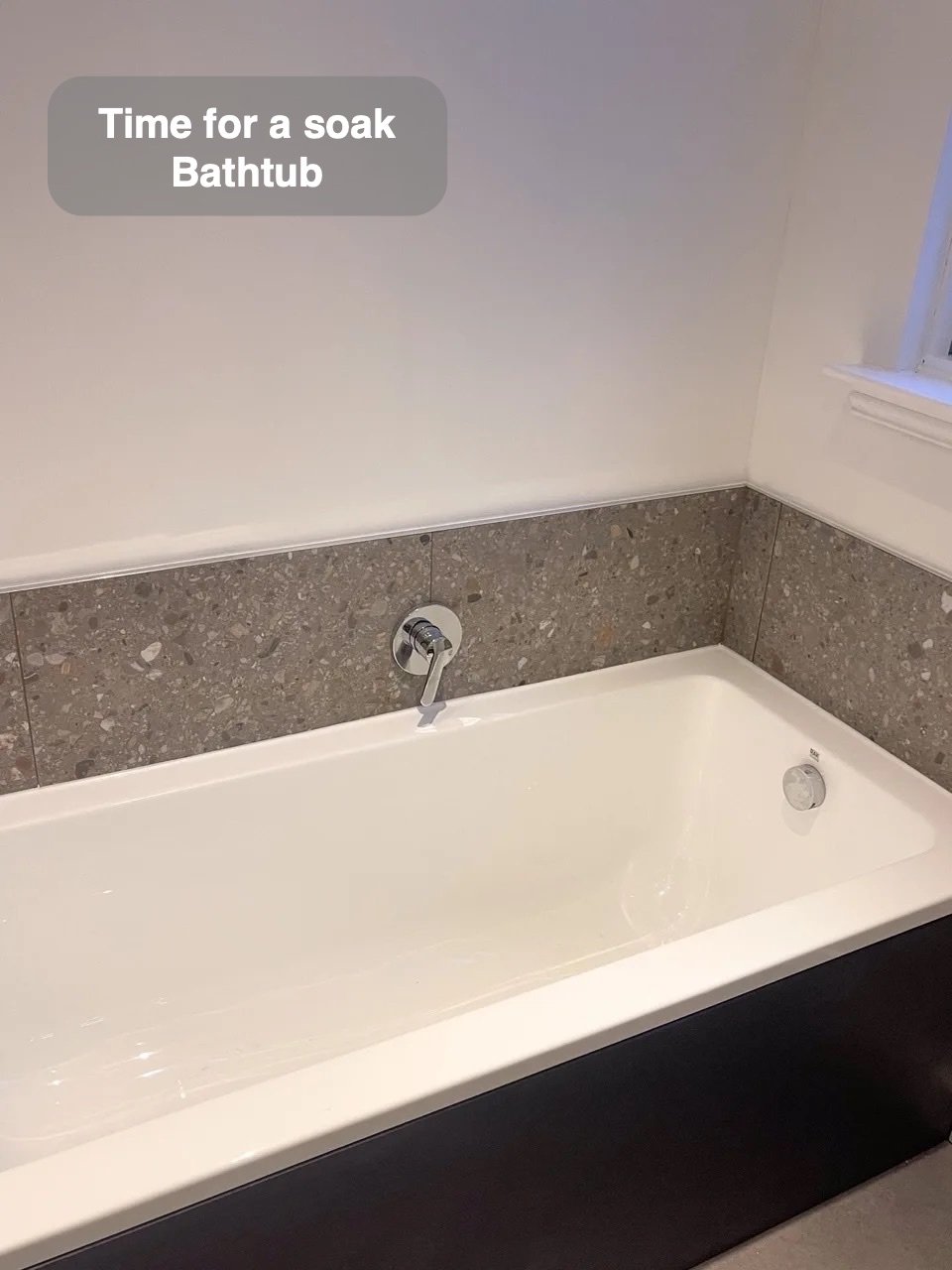 The option of a bath in the completed Belhelvie bathroom