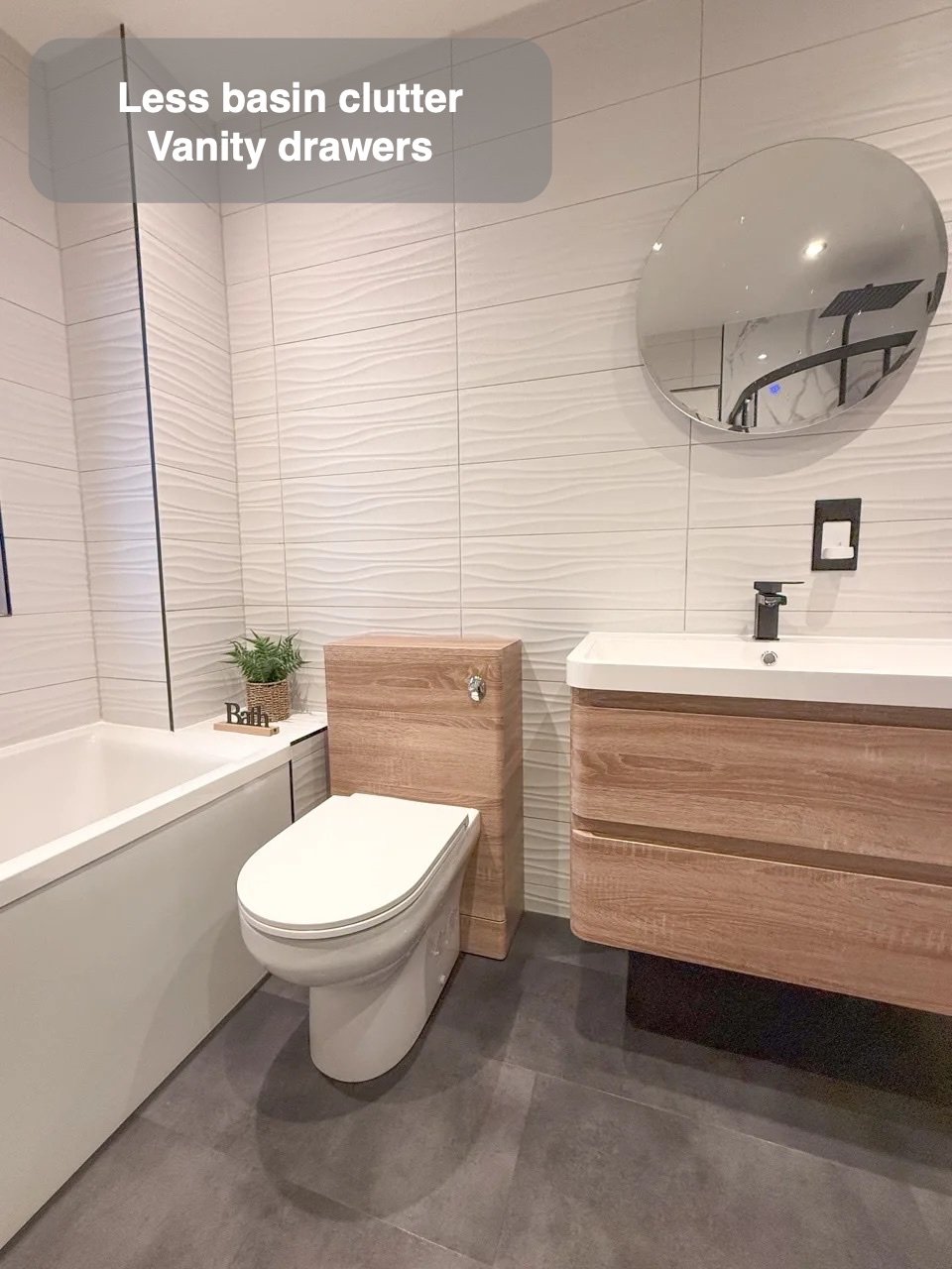 Everyday items close to the basin in Sheddocksley, Aberdeen bathroom