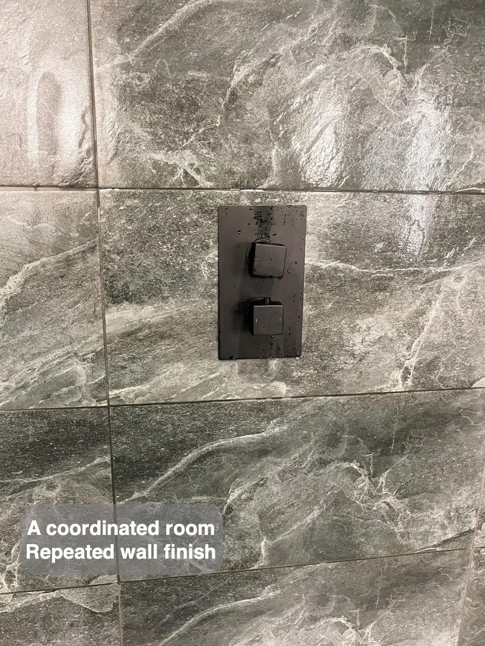 A finish that brings the room together in the completed Bridge of Don bathroom