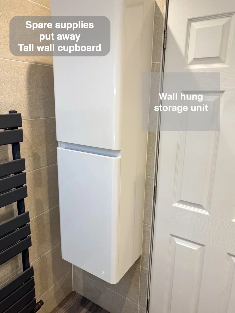 Tall wall cupboard