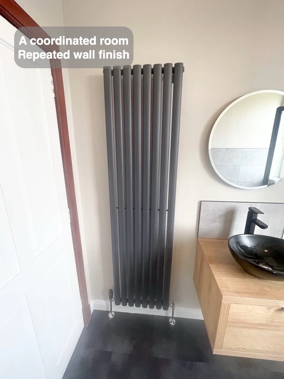 A finish that brings the room together in the completed Mannofield bathroom