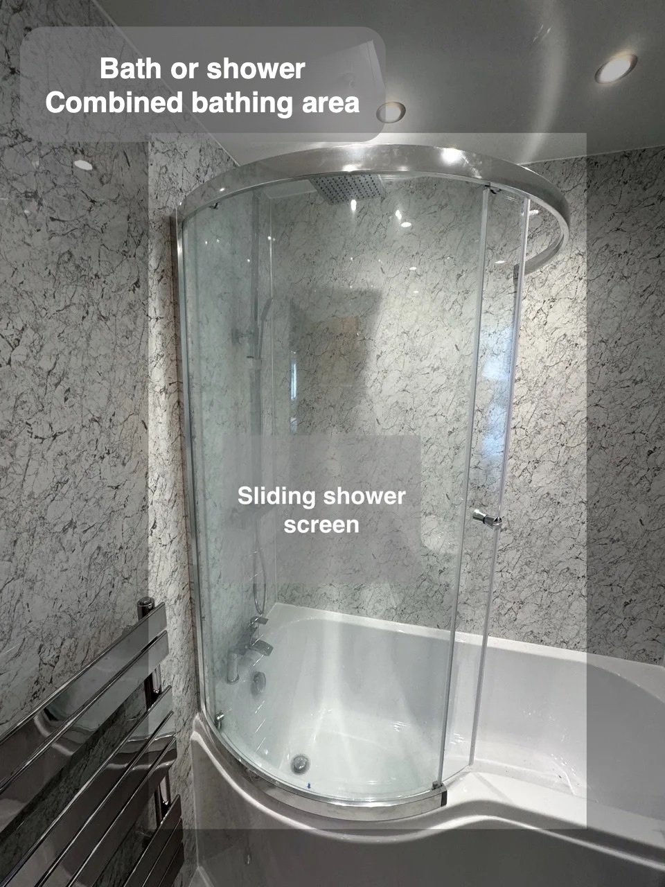 Bath or shower to suit the day in Mastrick, Aberdeen bathroom