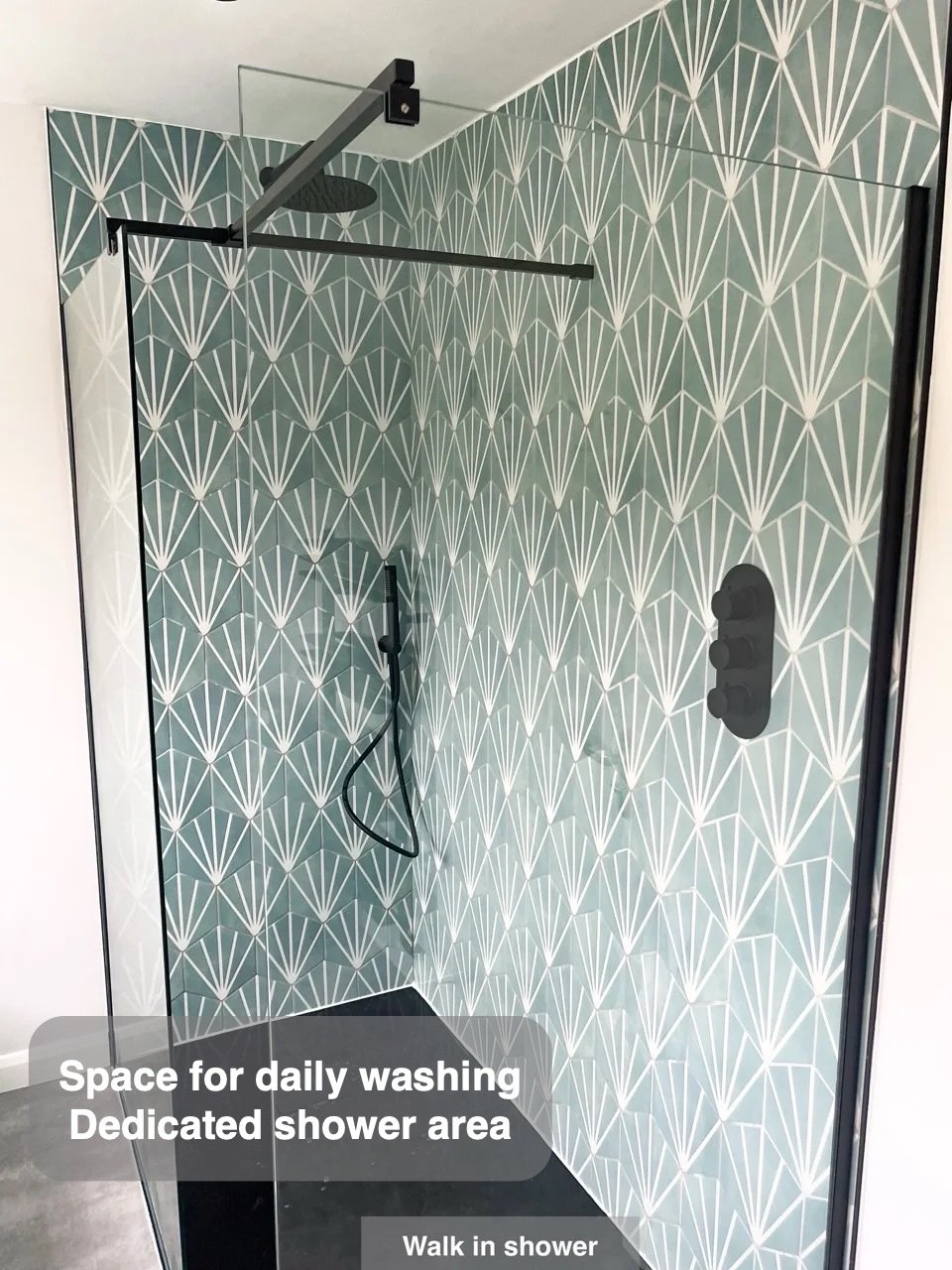 A dedicated place to shower in Stonehaven bathroom