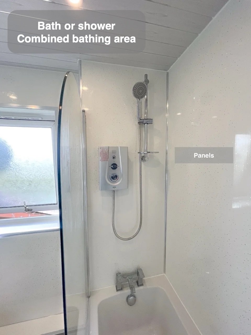 Bath or shower to suit the day in Portlethen bathroom