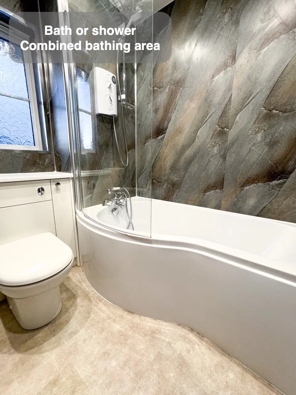 Bath or shower to suit the day in Balmedie bathroom