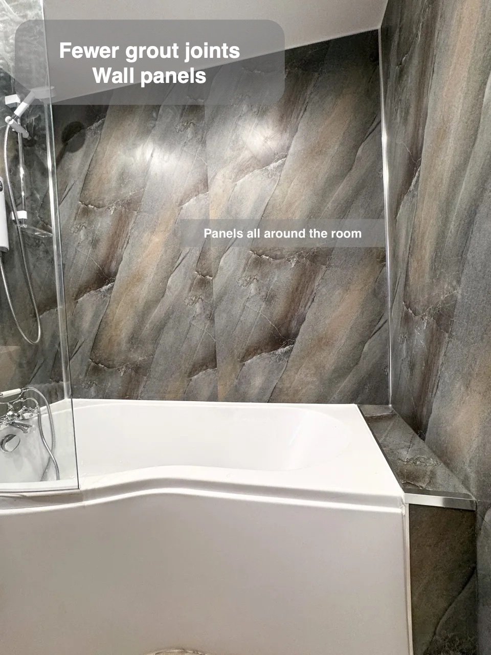 Broad surfaces for ordinary care in Balmedie bathroom