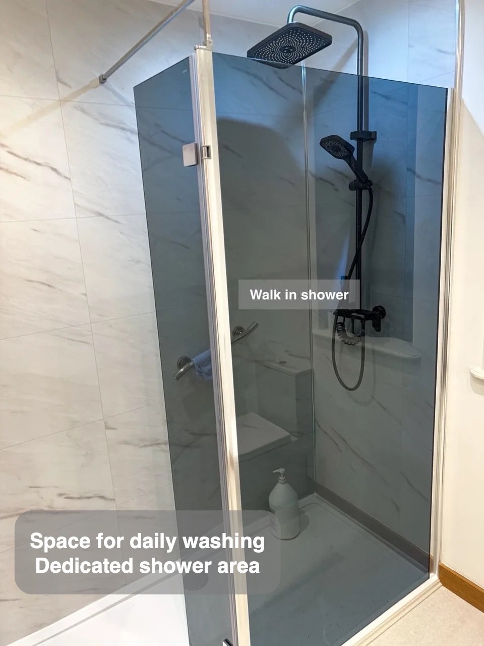 A dedicated place to shower in Inverurie bathroom