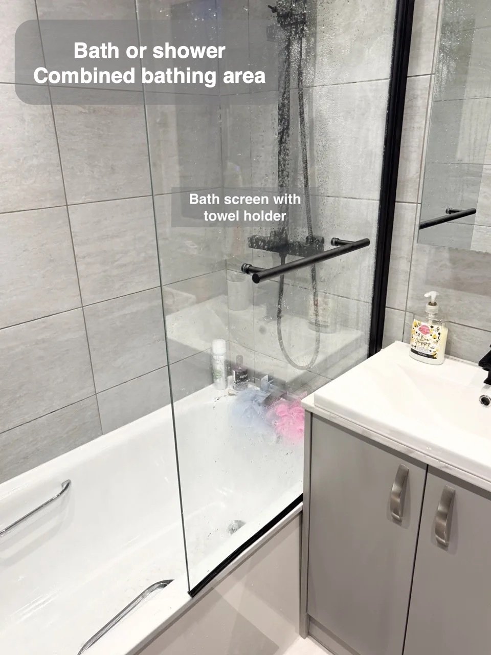 Bath or shower to suit the day in Mastrick, Aberdeen bathroom