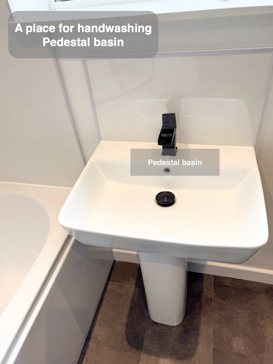 A straightforward basin position in Bridge of Don bathroom