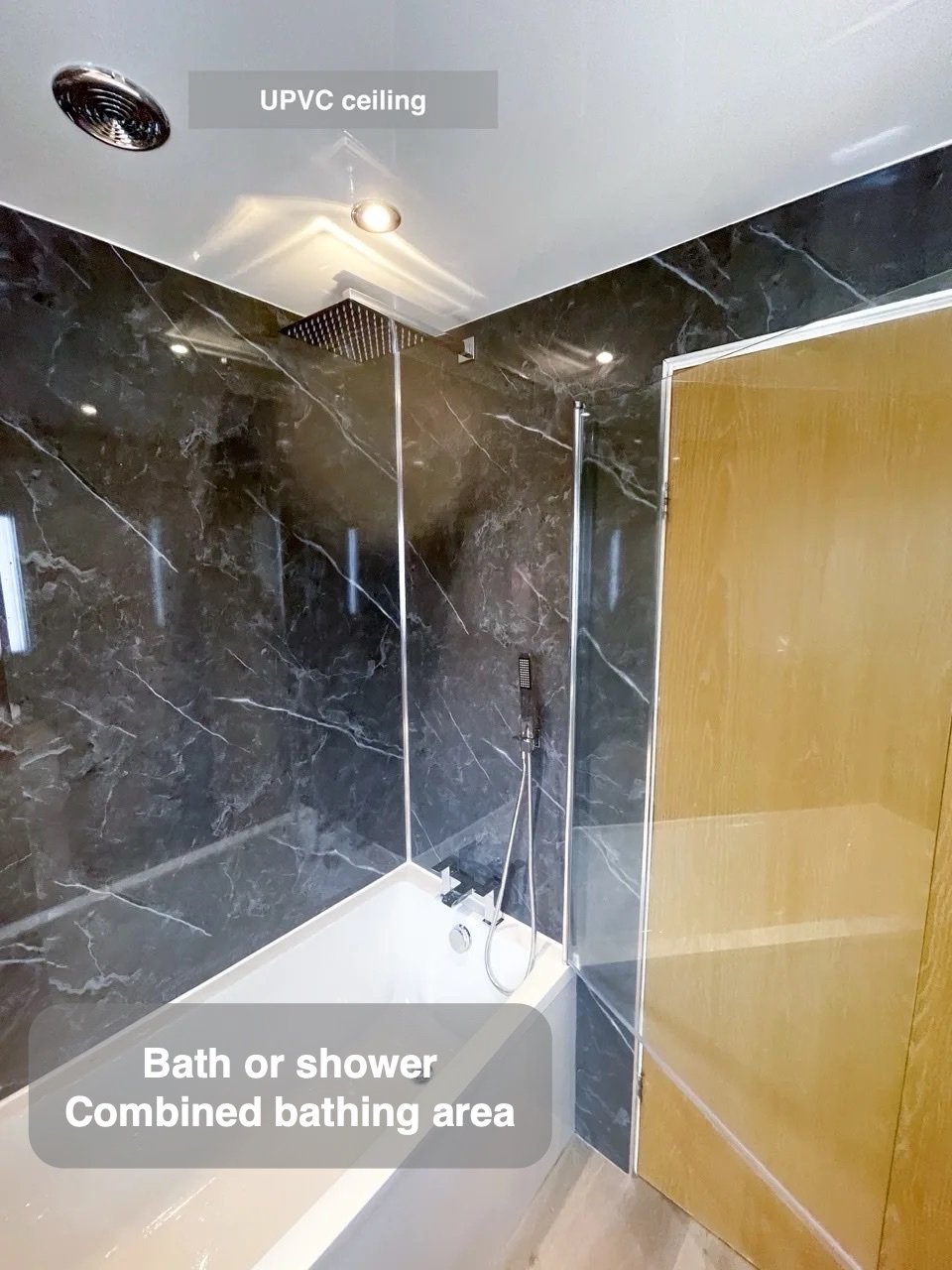 Bath or shower to suit the day in Bridge of Don bathroom
