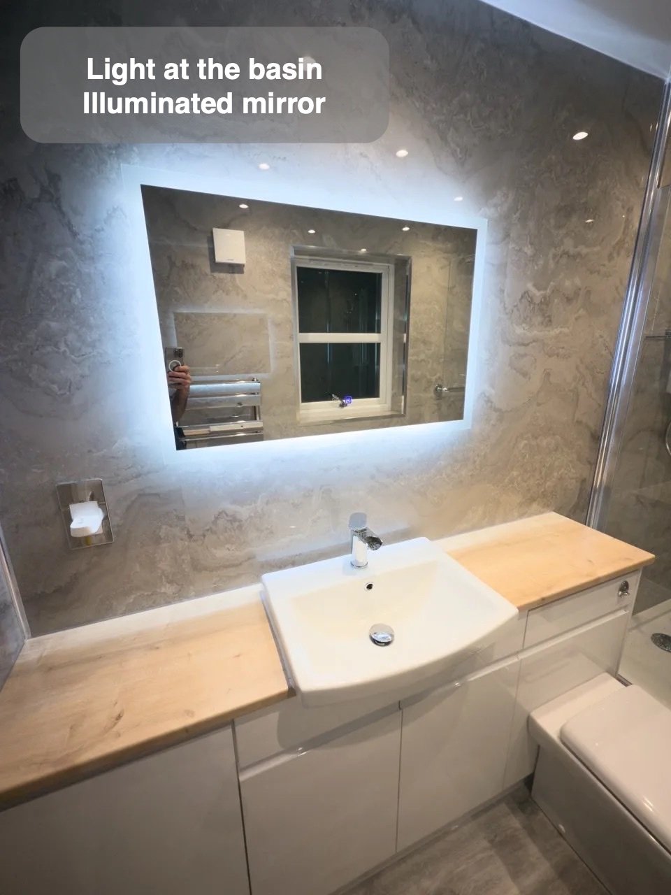 A useful place to get ready in Bridge of Don bathroom