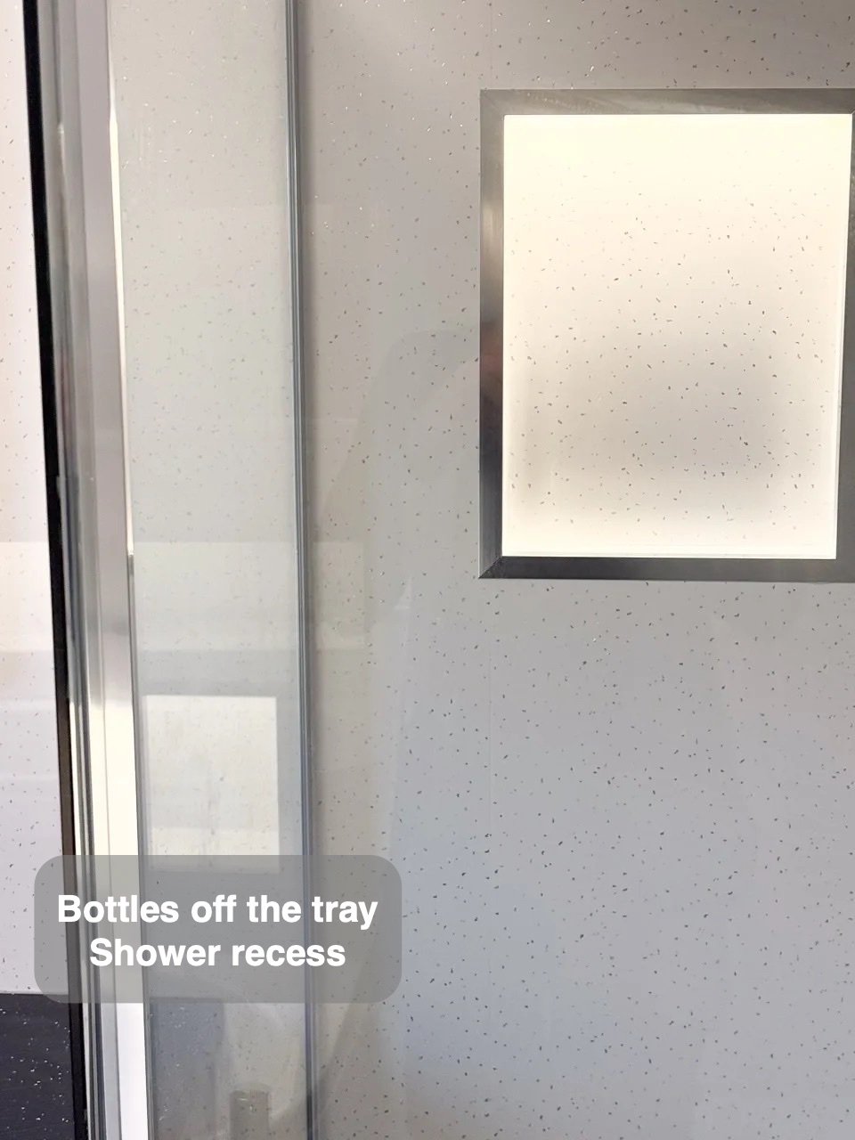 Shower recess
