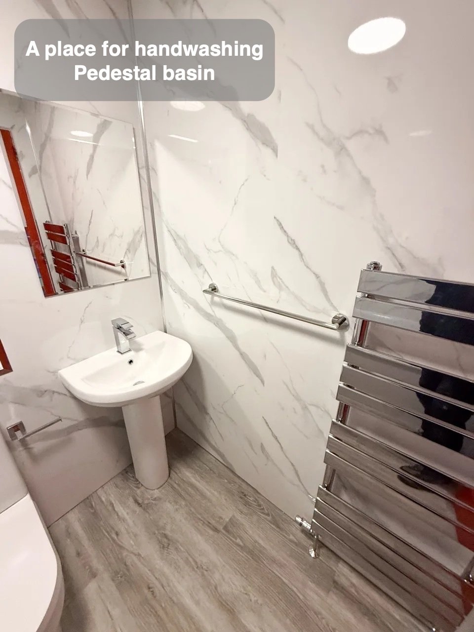 A straightforward basin position in Westhill bathroom