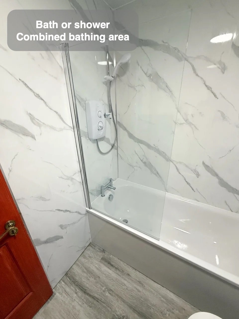 Bath or shower to suit the day in Westhill bathroom